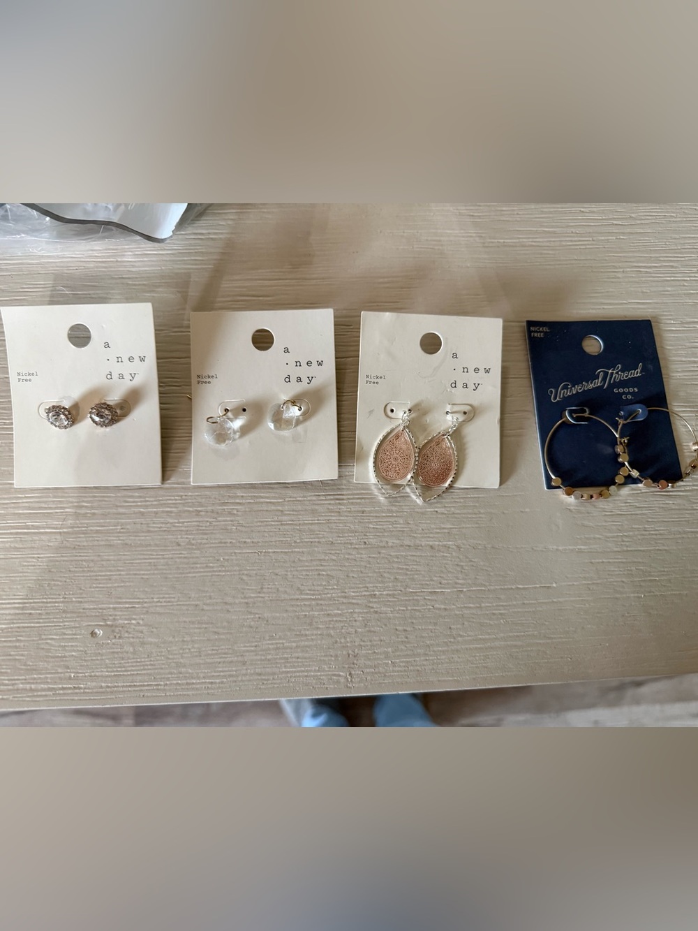 a.new.day and Universal Thread Earrings Set